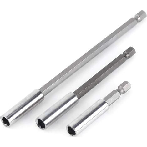 3 pezzi Portapunte magnetico da 1/4" per cacciavite, prolunga per trapano elettrico (1/5)