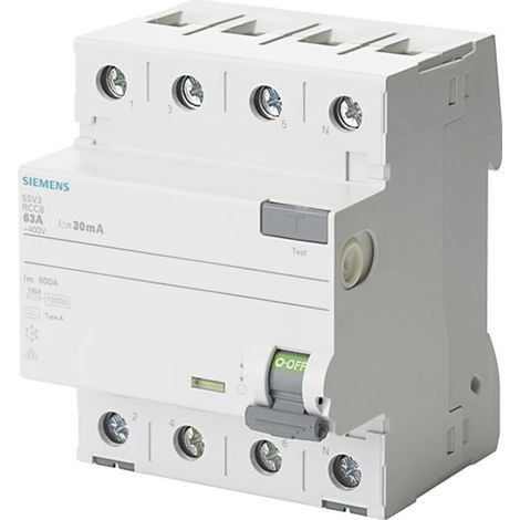 Siemens 5SV3644-6 Disjoncteur différentiel 40A 300mA