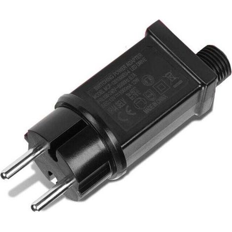 UlisemAlimentation LED 12V, transformateur LED IP44 Pilote d'adaptateur LED Basse Tension pour Christmas Light, String Light