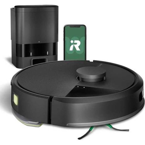 iRobot Roomba 105 Combo Robot + AutoEmpty Beutellos Schwarz (1/3)