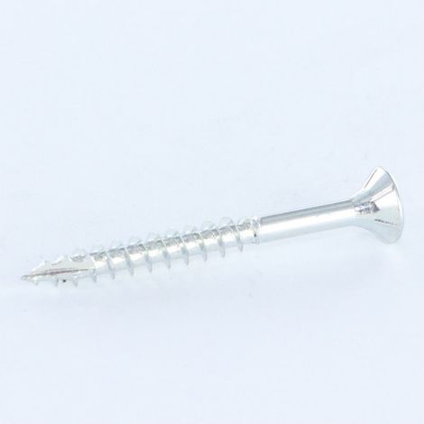 Vis bois TEKOR Tête fraisée Cranté 3.5X60 Filetée sur 36 TORX T15 Acier zingué Pointe antifendage type 17 - 10 pièces (1/4)