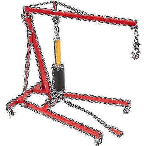 Support de support de moteur de grue électrique en métal, cric de support de moteur, compatible avec véhicule d'escalade télécommandé 1/10 T (1/5)