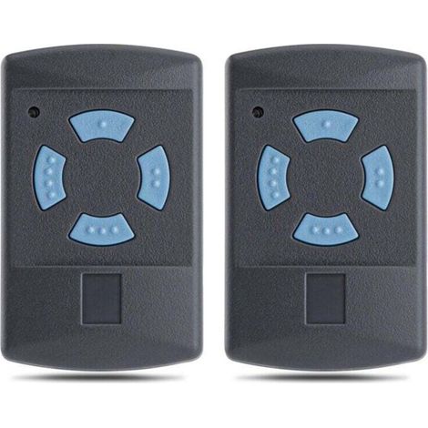 Paquet de 2 Télécommandes Porte de Garage 868 MHz Compatible HSM4-868 HSE2-868 HS4-868 HSM2-868