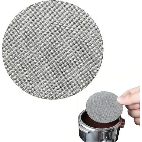 Filtre à café expresso réutilisable de 51 mm d'épaisseur (1,7 mm), 100 m, en acier inoxydable, pour baristas professionnels. (1/5)