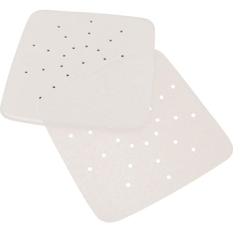 200 feuilles de papier sulfurisé blanc jetable, 245 cm, pour friteuse à air chaud, résistant à la chaleur (1/5)