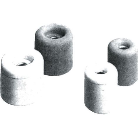 P&K, Türpuffer mit Schraublöcher 24,Ø 30mm weiß 50 Stk (1/2)
