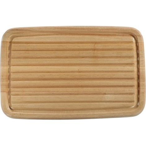 Zassenhaus 051018 Tagliere per Pane in Legno di Albero della Gomma 42 x 27,5 cm colore Legno naturale (1/2)