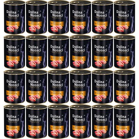 Dolina Noteci premium per gatti ricco di anatra 24X400g (1/2)