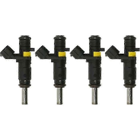 Einspritzdüsen passend für Mini Cooper 1.6L L4 DOHC (2007–2016), 4er-Set, Teilenummer FJ1111 13537528176, schwarz (1/4)