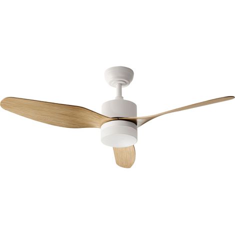 Lampadario con Ventilatore Radiocomandato marrone chiaro Anderson