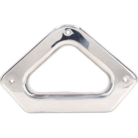 Fil de guidage de 40 mm/1,57 pouce d'épaisseur, en acier inoxydable 316, trou de fil de guidage triangulaire robuste, quincaillerie marine, convient aux navires. (1/5)