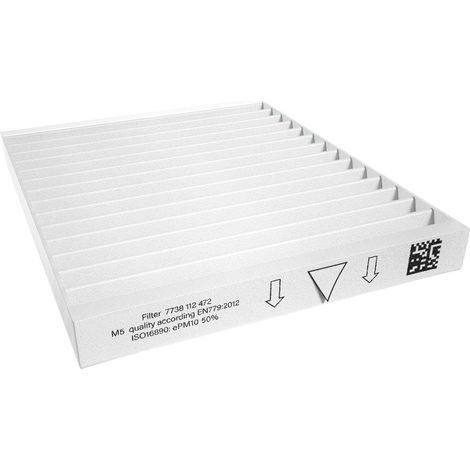 Bosch Accessori ventilazione comfort domestico FSM5/F7 Set filtri aria per Vent 4000 CC, 2 pz., 7738113336