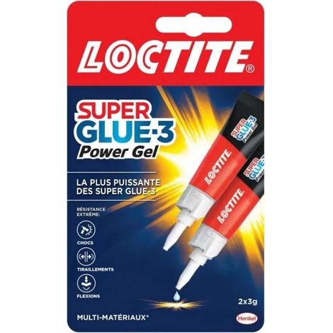 Superkleber-3 Power Gel Tube 2x3g - Loctite