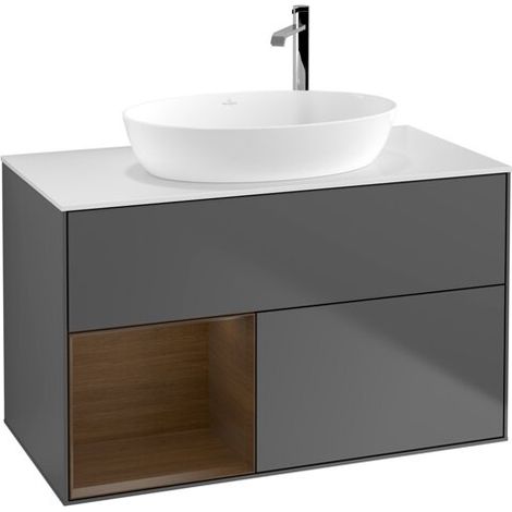 Villeroy & Boch G891GNGK Meuble sous-lavabo Finion G89 (1/2)