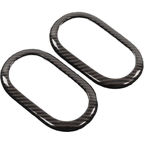 Embellecedor de manija de puerta interior estilo fibra de carbono para Smart Fortwo C453 A453 W453 Facelift 2015-2020 - 2 piezas (1/5)