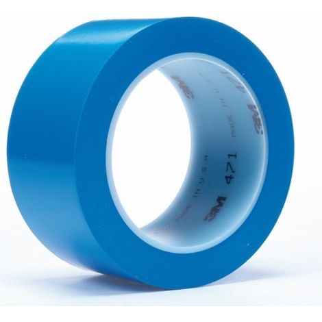 Cinta Adh 50Mmx33Mt Marcaje Vinilo Azul 471 3M