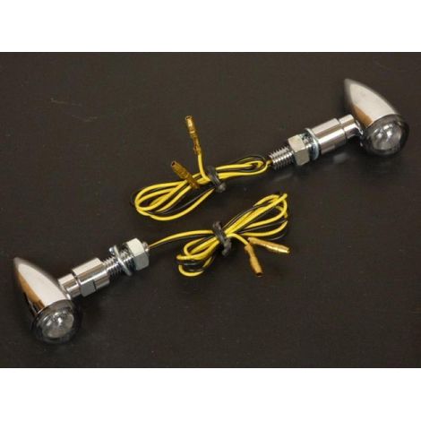 paar mini led alu blinker tuning für motorrad stil café racer (1/3)
