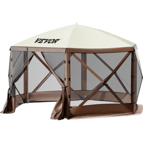 Abri de Camping, Abri Durable, Montage Facile en Pop-up, 12 x 12 ft (1/2)