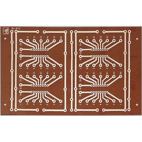 Platine Rademacher WR-Typ 910 VK C-910-HP Bakélite (L x l) 16 cm x 10 cm 35 µm Pas 2.54 mm 1 pc(s) (1/4)