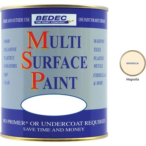 Bedec Multi Surface Paint - Gloss - Magnolia - 250ml