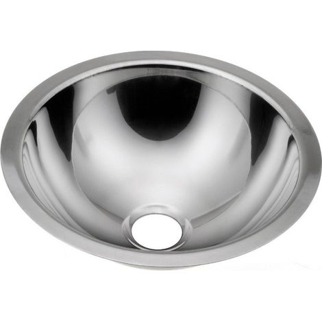 Vasque à encastrer en acier inoxydable, dia. 305mm (1/3)