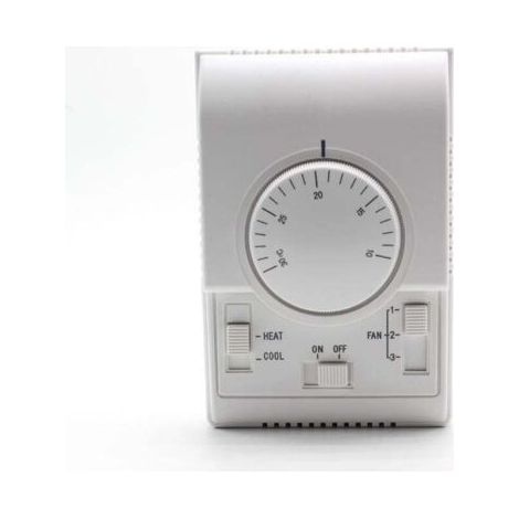 Régulateur de température, thermostat pour systèmes de climatisation centrale, interrupteur mécanique à deux positions, climatisation 110–220 V (1/4)