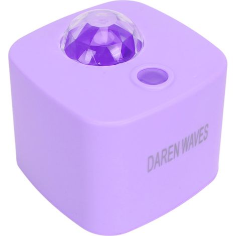 Ozeanwellen-Nachtlichtprojektor mit USB-Kabel, romantisches LED-Nachtlicht mit Ozeanwellen- und Sternenprojektion für Partys und Schlafzimmerdekoration, Lila (1/5)