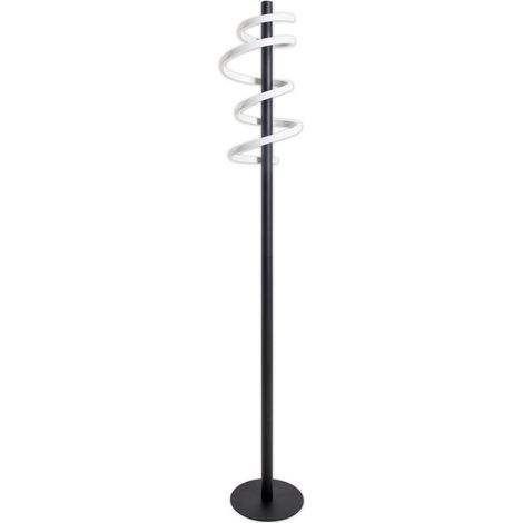 Naeve BELLEZA Lampadaire LED intégré à intensité variable Noir 3000K Capteur tactile (1/5)