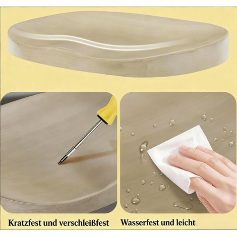 Tabouret pivotant haut pour bar ou petit-déjeuner, chaise de salle à manger moderne – design ergonomique, hauteur réglable, revêtement simili-cuir (1/4)