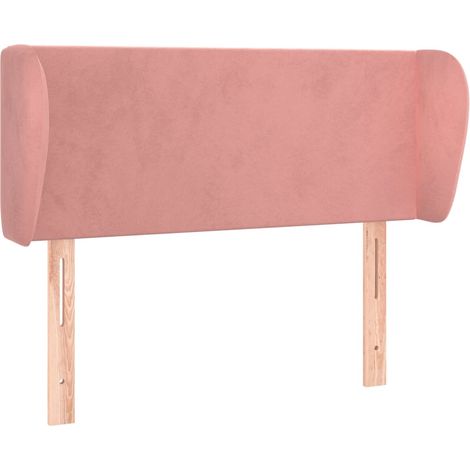 Maison Exclusive - Testiera ad Orecchio Rosa 103x23x78/88 cm in Velluto