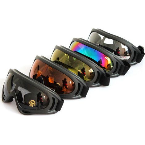 5er-Pack Motorradbrillen - Schutzbrillen - Dirtbike- und ATV-Brillen