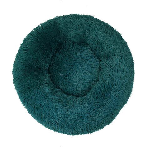 Coussin moelleux pour chiens et chats, base antidérapante et imperméable, lavable en machine, résistant (vert, 80 cm) Noir (1/5)