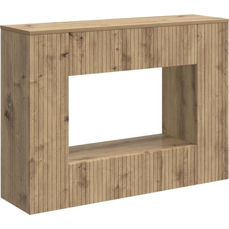 Console Table Artisan Oak 101 x 29 x 74 cm Engineered Wood vidaXL