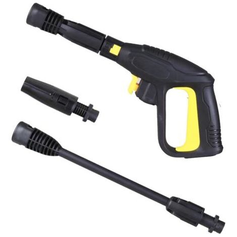 Pistola de limpieza de alta presión: repuesto con lanza de extensión, conexión rápida, compatible con Kärcher K2 K3 K4 K5 K6 K7 (150 bar / 2175 PSI)