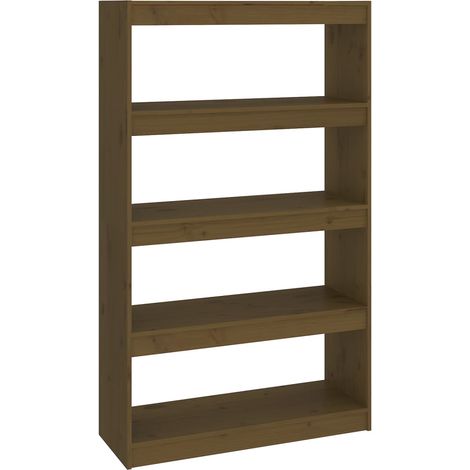 Maison Exclusive - Libreria/Divisorio Ambra 80x30x135,5 cm Legno Massello di Pino