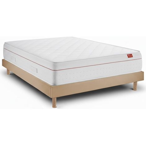 Conjunto Colchão Sommier - Deluxe Ortopédico e Milano Taupe (1/5)