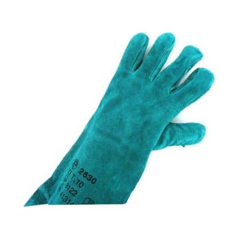 pelle verde guanti saldatore Taglia XL / 10 EP 2630