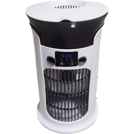Climatiseur portable - Humidificateur d'évaporation pour bureau - Refroidisseur d'air USB compact avec fonction silencieuse - Pour chambre à coucher, camping, tente, camping-car, garage (1/5)