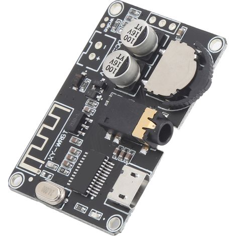 Carte décodeur Bluetooth 5.0, module audio stéréo, amplificateur de haut-parleur à large plage de tension XY-WRBT (1/5)