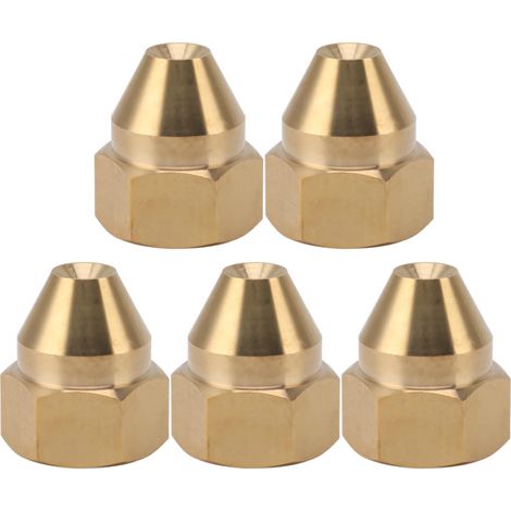 Lot de 10 buses de brumisation en laiton résistant à la corrosion et à la pression, pour systèmes de refroidissement et irrigation végétale, filetage femelle G3/4". (1/5)