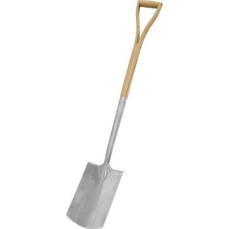 Sealey GTWH015 Premier Digging Spade with Ash Y Handle & Stainless Steel Blade (1/3)