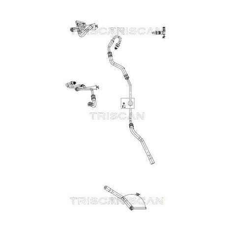 Tuyau hydraulique, direction TRISCAN 8516 29058 AUDI 7L6 422 891 AA