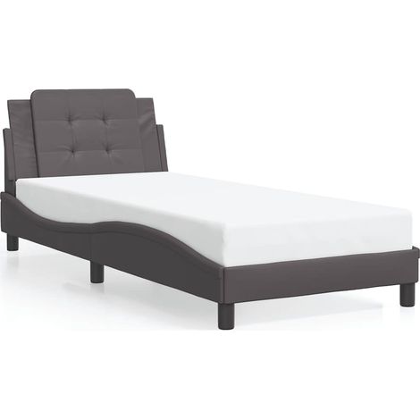 Maison Exclusive - Giroletto senza Materasso Zadar Crema 90x200 cm in Similpelle (1/5)