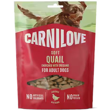 Carnilove - snack blando - Golosinas blandas para perros Codorniz Orégano 200g (1/5)