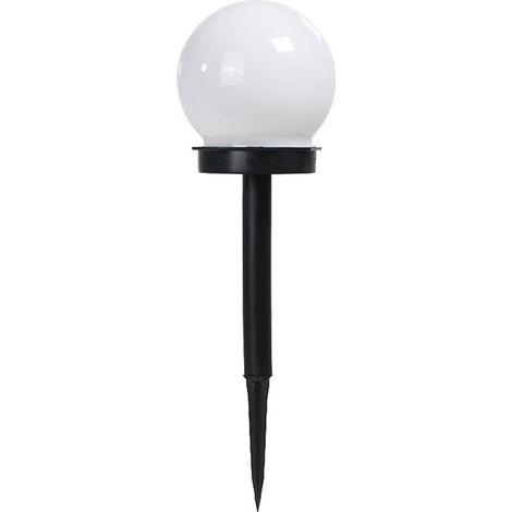 lampe de jardin solaire sphérique design boule lumineuse LED extérieur imperméable décoration terrasse allée pelouse modèle Lumina (1/5)