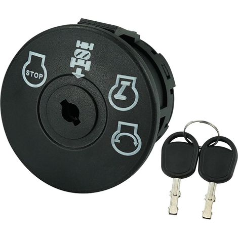 Compatible avec les commutateurs à clé d'allumage des tondeuses et tracteurs HUSQVARNA 532163968 et 532175566. Universel pour les commutateurs à clé d'allumage des tondeuses et tracteurs HUSQVARNA 532 (1/4)