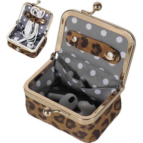 Schmuckkästchen mit Aufbewahrungsmöglichkeit für Schnallen Kleine Schmucktasche für Ringe, Halsketten, Haarnadeln – für Zuhause, Büro, Party, Hochzeit, Geschäftsreise, Roadtrip (1/5)