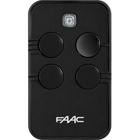 Télécommande Portail Compatible FAAC XTO4 787031 - 4 Boutons 868,35 MHz SLH DS - Portail Porte de Garage