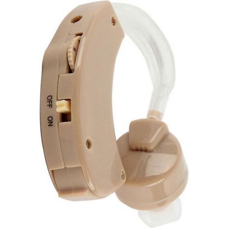 Lot de 2 amplificateurs auditifs - Conception ergonomique contour d'oreille avec réglage individuel pour les personnes ayant une déficience auditive (1/5)