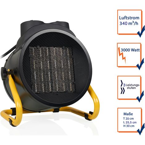 Industrie-Heizgerät KA-5072 3000 W Schwarz Tristar (1/5)
